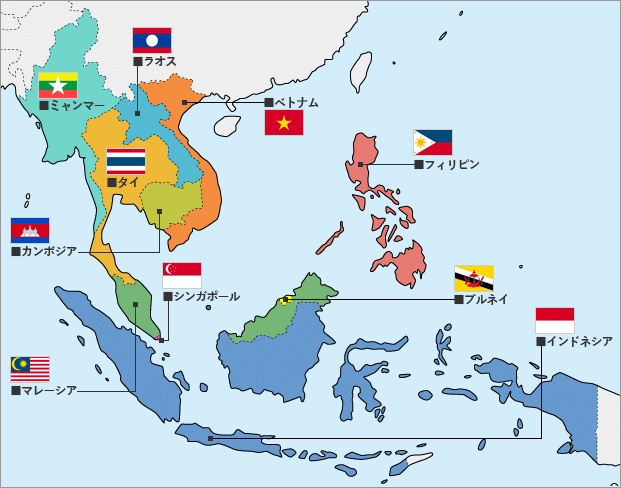 アセアン10ヵ国